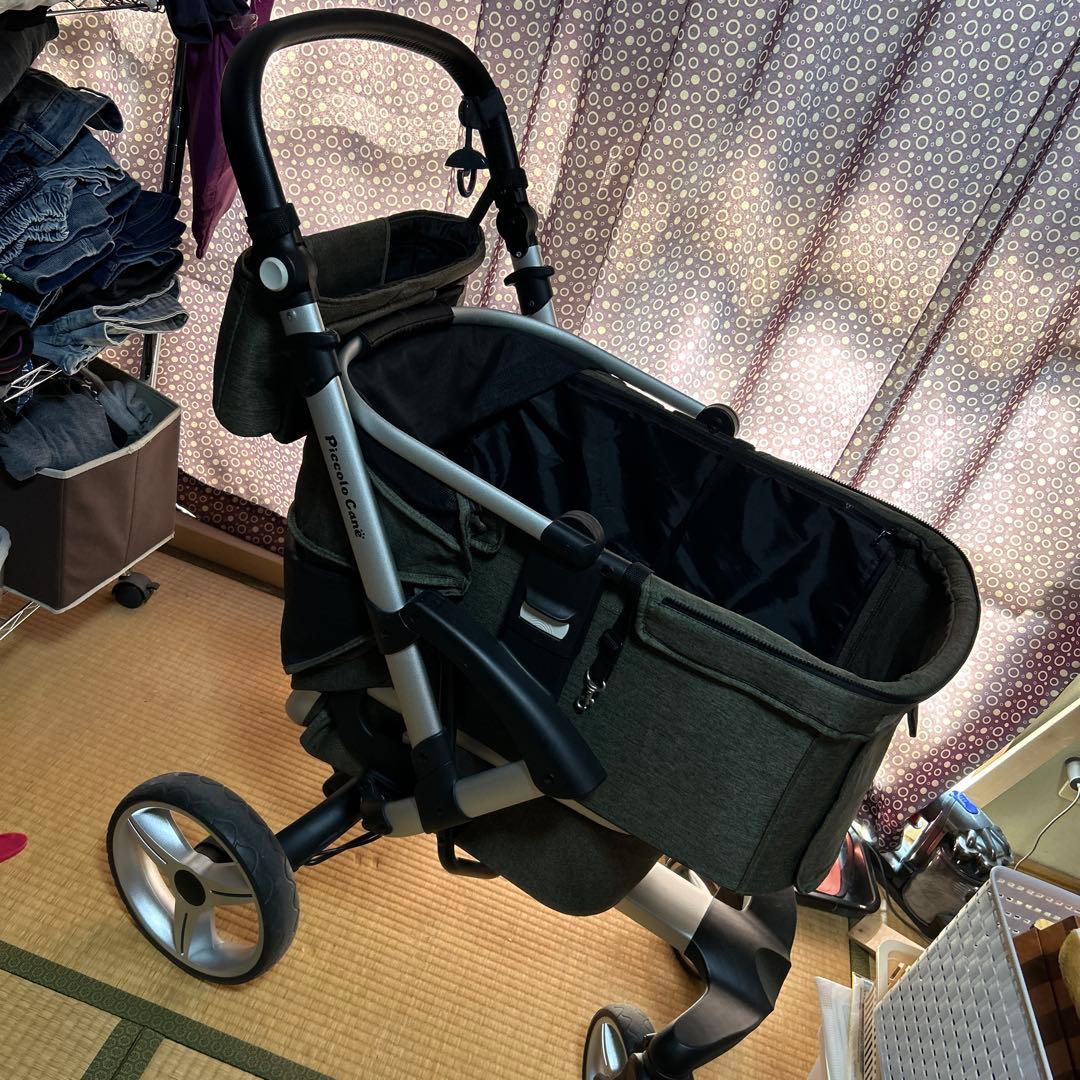 Piccolo ペットカート オリーブグリーン 今なら雨専用カバー付けます
