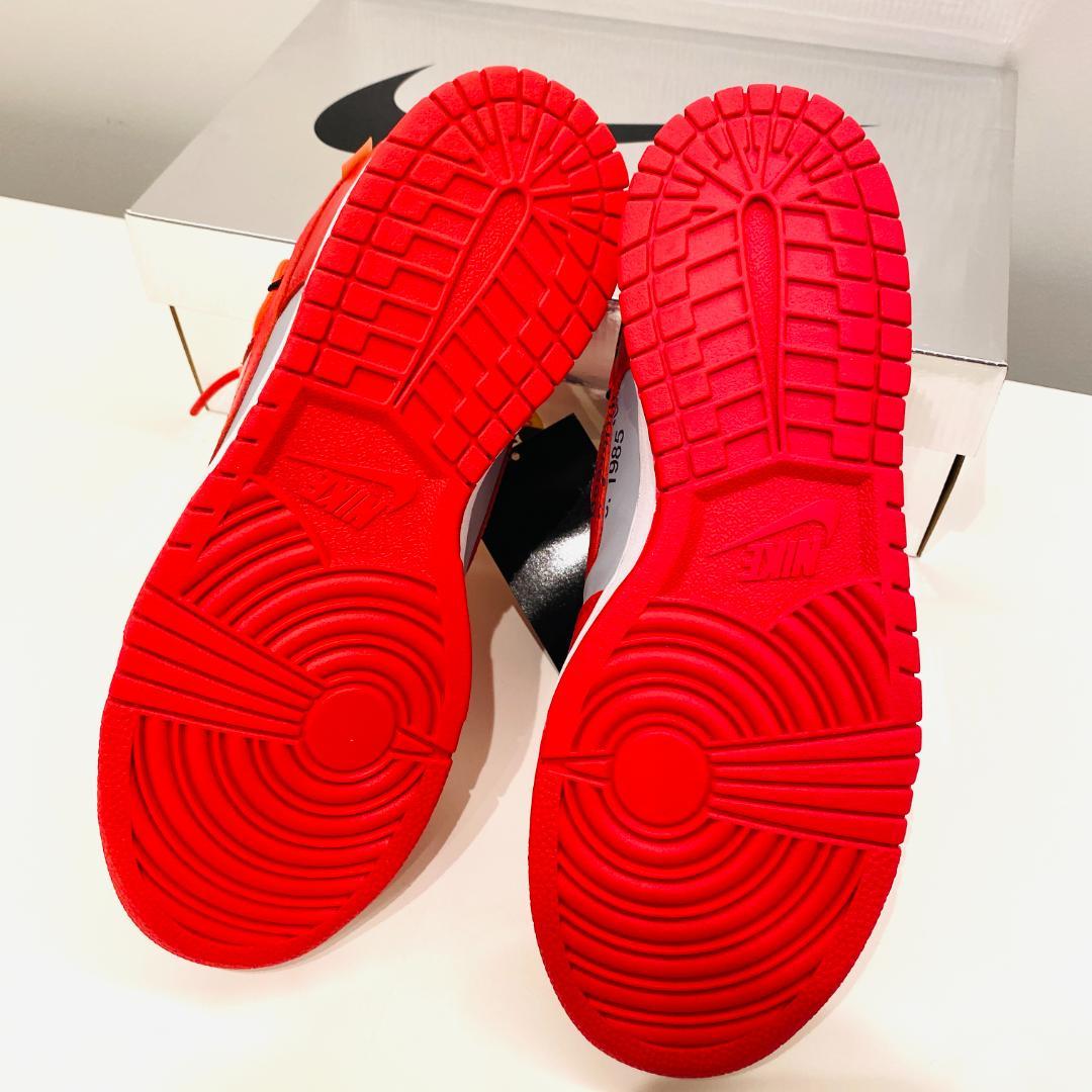 新品 OFF-WHITE×NIKE DUNK LOW LTHR OW 26cm