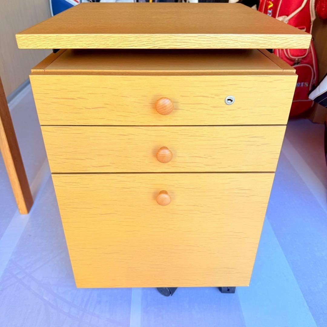 karimoku カリモク SS0446 デスクワゴン 天板昇降 学習