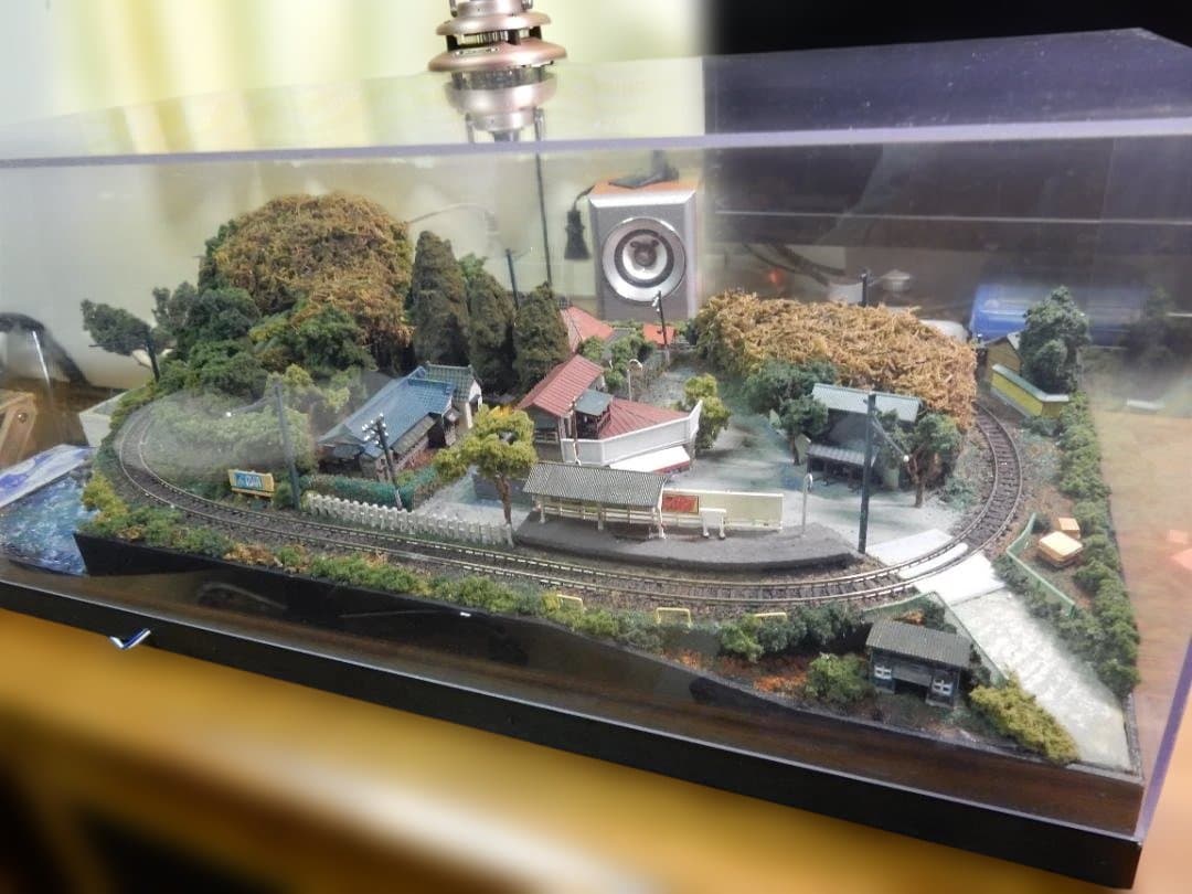 Nゲージジオラマ　海岸の田舎町風景