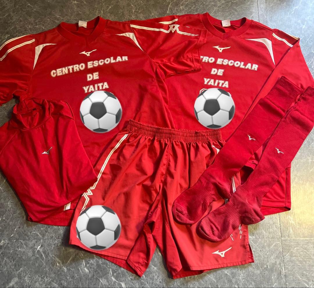 矢板中央高校 赤ユニフォームセット