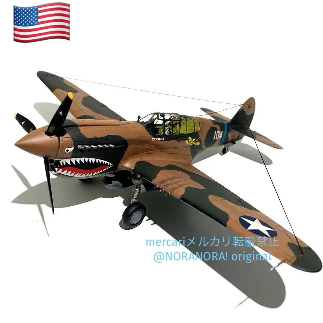 1/48 カーチスP-40E ウォーホークJT86プラモデル 完成品