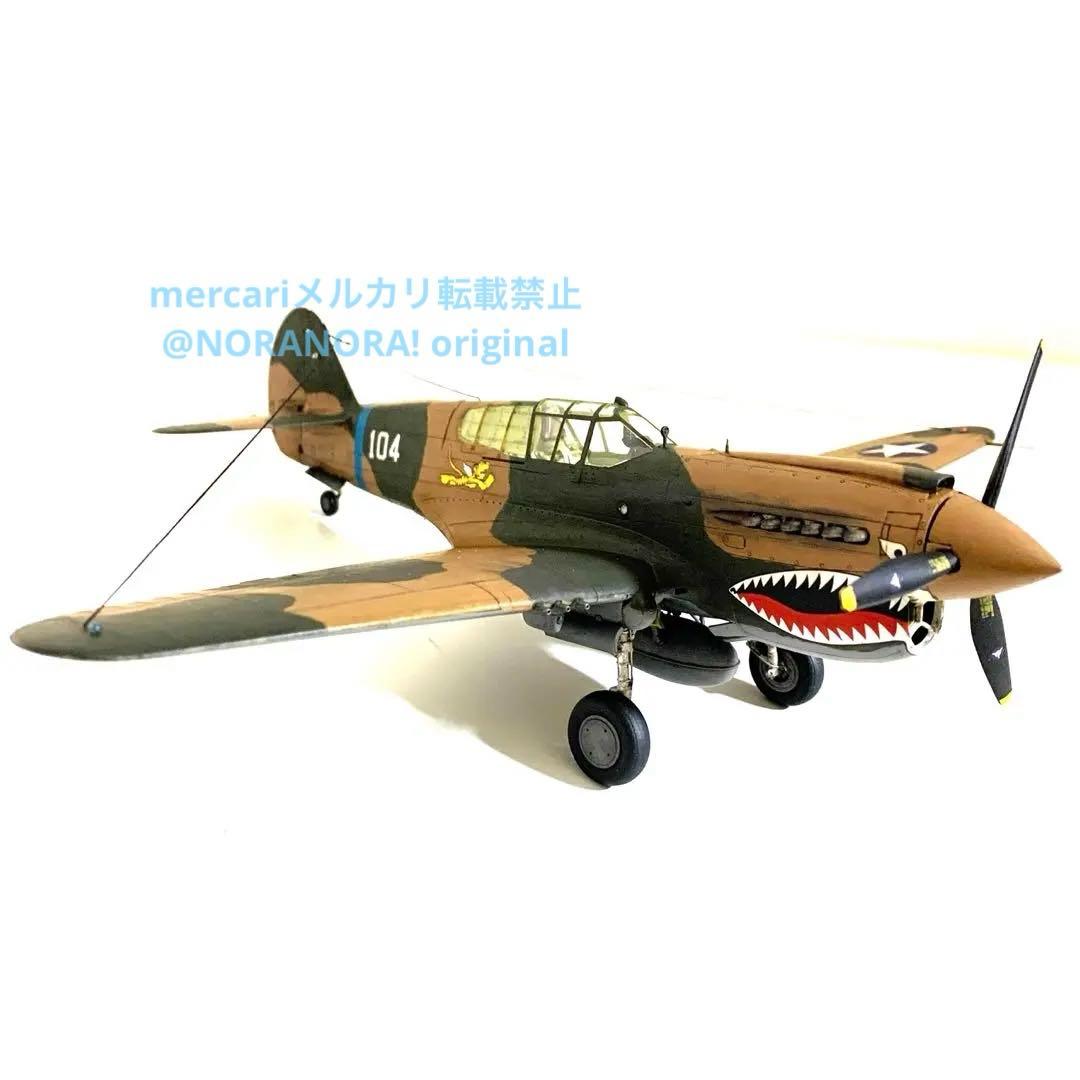 1/48 カーチスP-40E ウォーホークJT86プラモデル 完成品