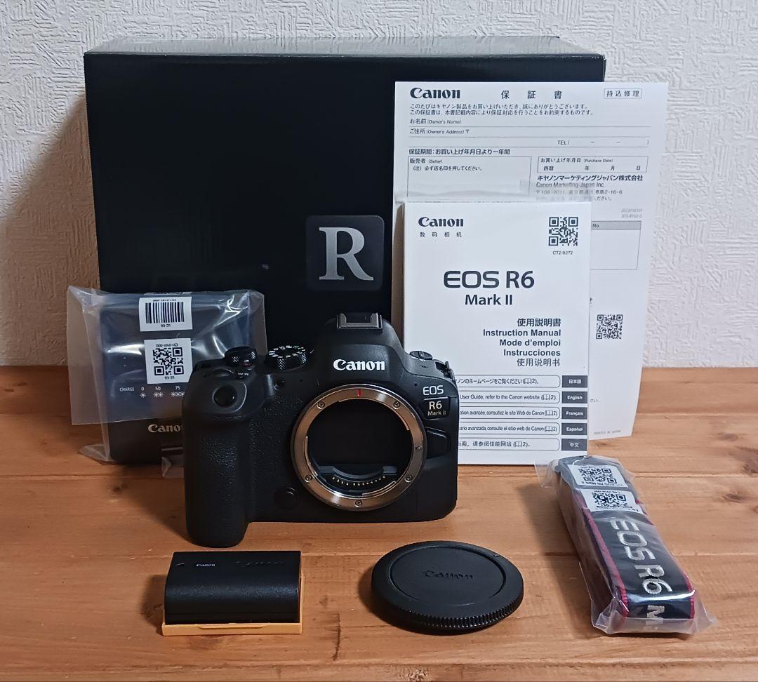【ほぼ新品】Canon EOSR6mark2 ボディ