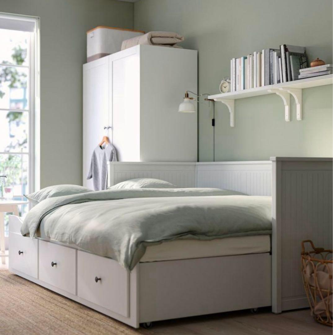 IKEA ヘムネス　マットレス2枚付きHEMNES