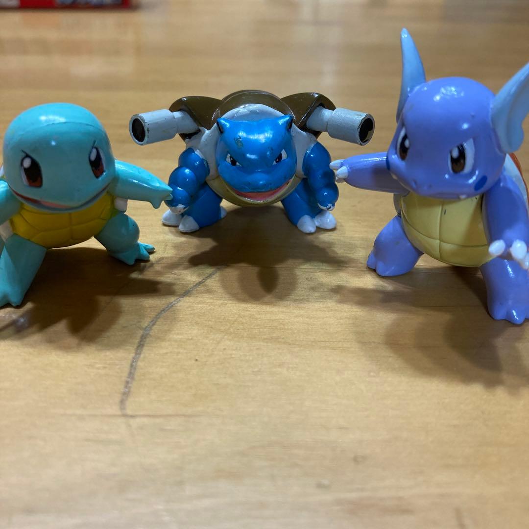 カメックス　カメール　ゼニガメ　ポケモン フィギュア 3体セット　モンコレ