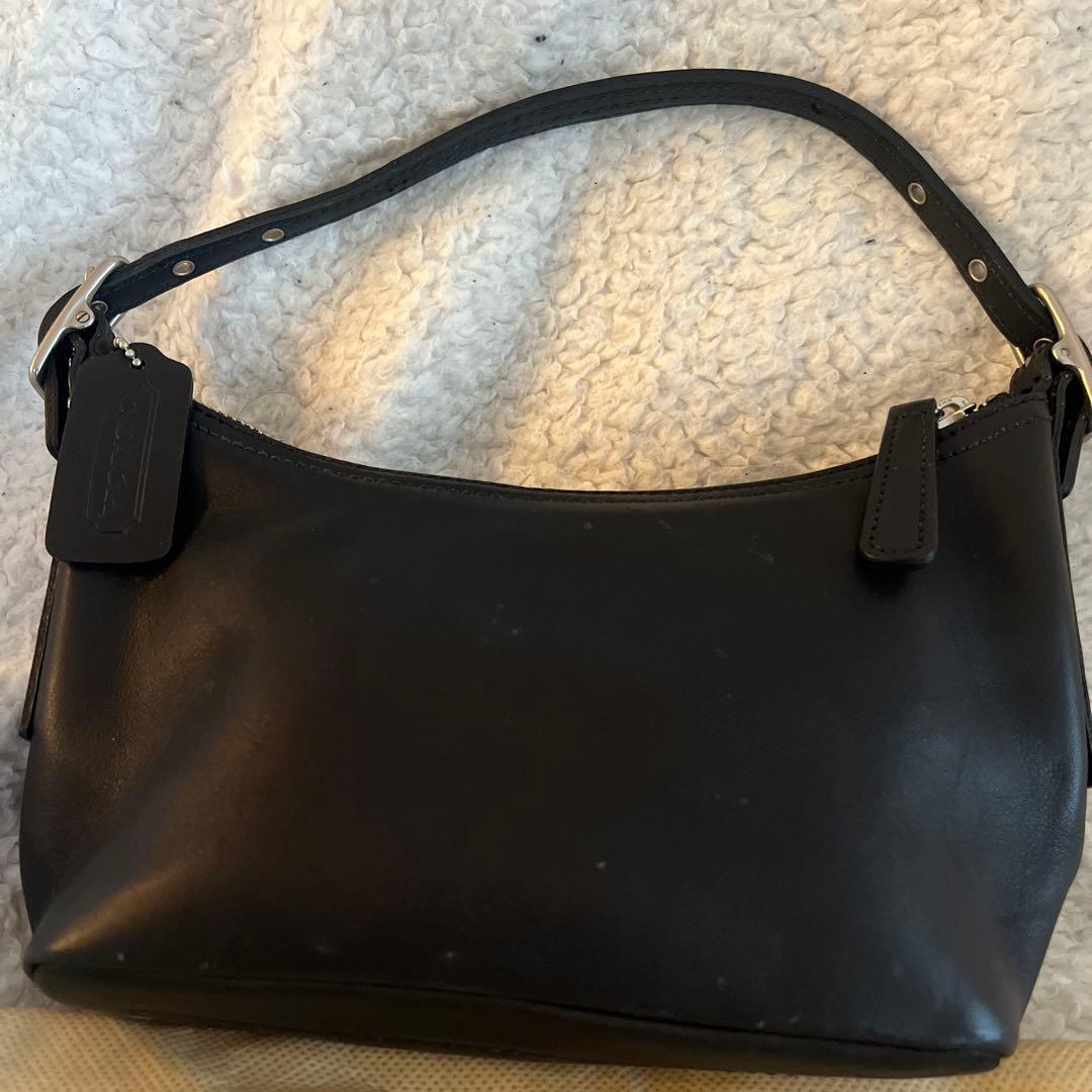 COACH コーチ ワンショルダーバッグ 黒 レザー 本革 ブラック