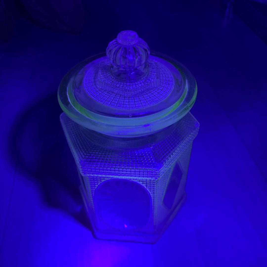 飴屋瓶 ガラス瓶 保存容器 ガラス 昭和レトロ 大正ロマン 六角形 珍しい