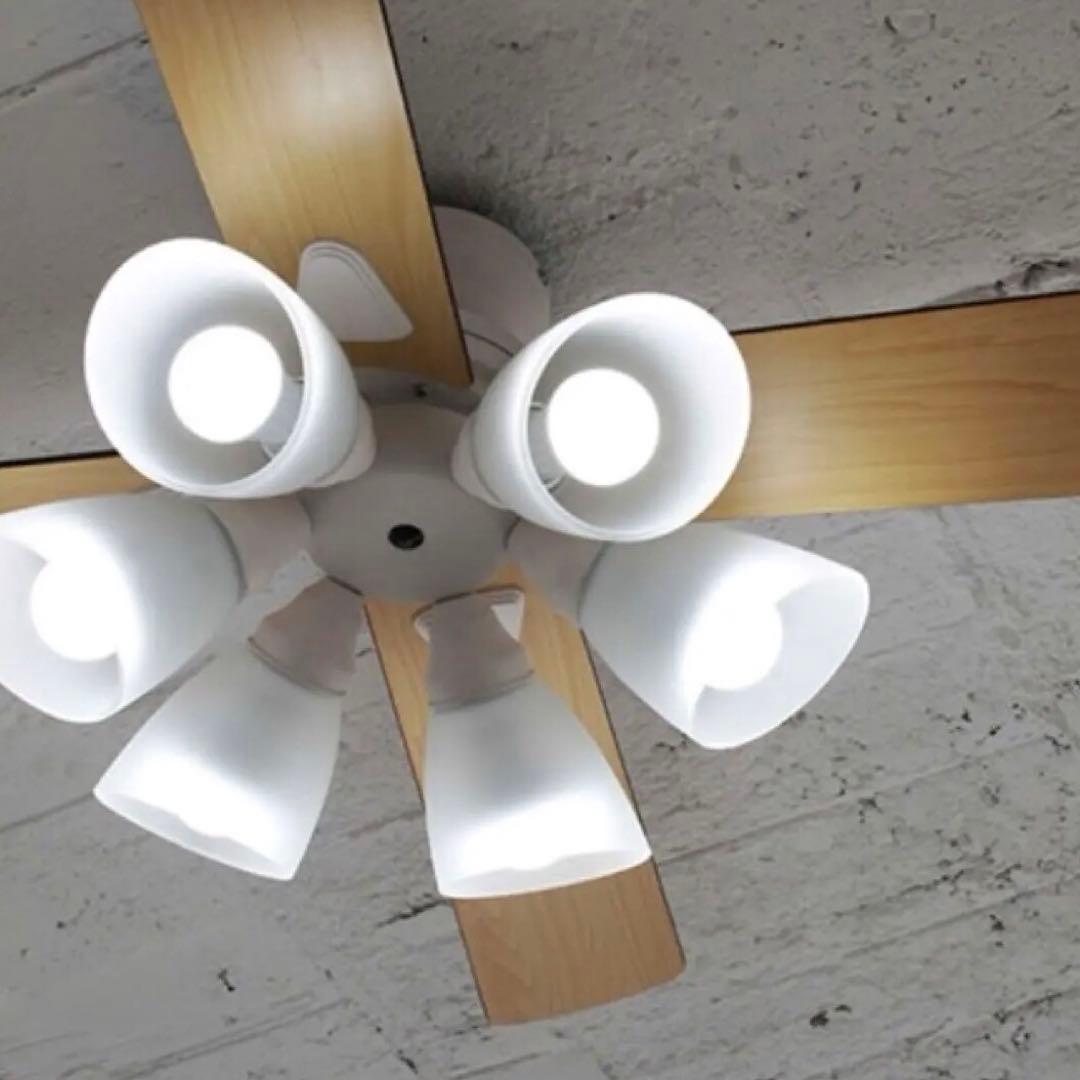 【美品】plusmore シーリングファン 6灯 Windouble