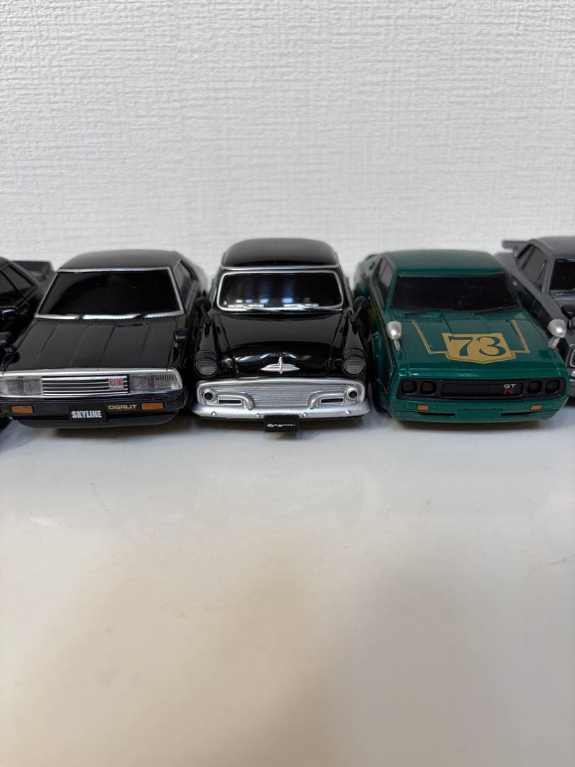 ミニカー スカイライン プルバックカー 9台セット