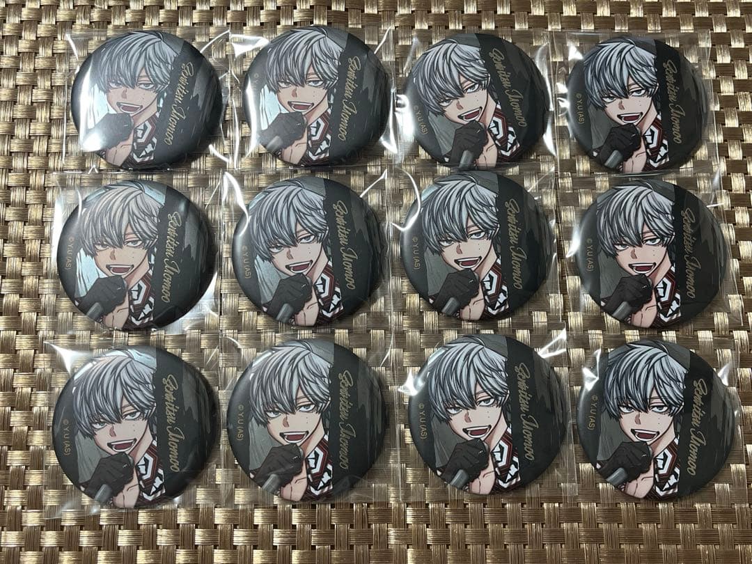 桃源暗鬼 桃尾旋律 12個セット トレーディング　メタリック 缶バッジ