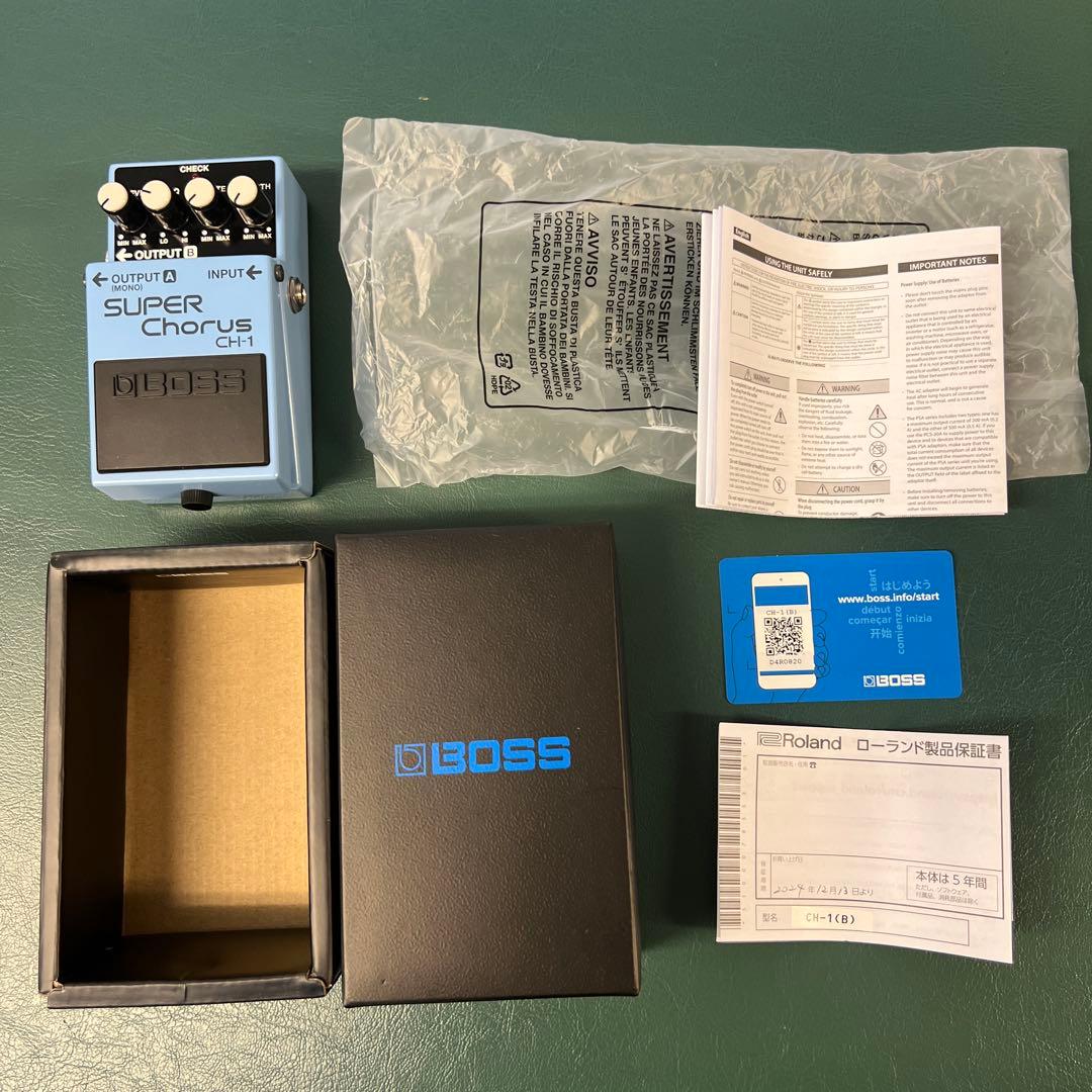 BOSS CH-1 SUPER Chorus 半年前購入美品、元箱・保証書付き