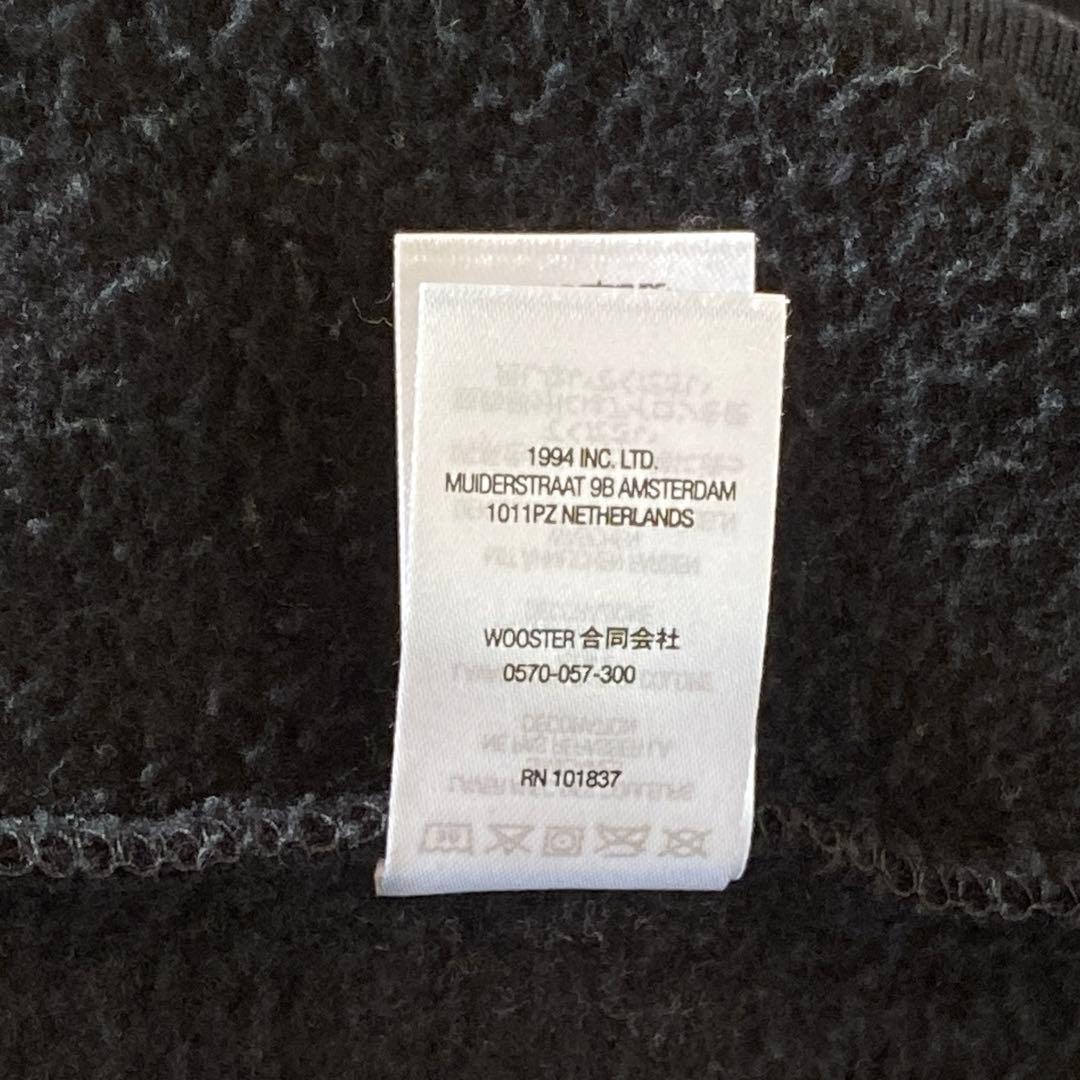 タグ付 22AW BOX LOGO CREWNECK BLACK M