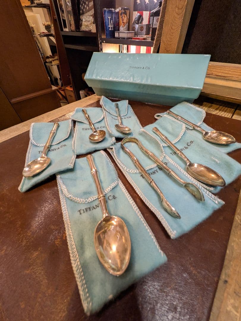 Tiffany スターリングシルバー BAMBOO カトラリーセット 銀食器