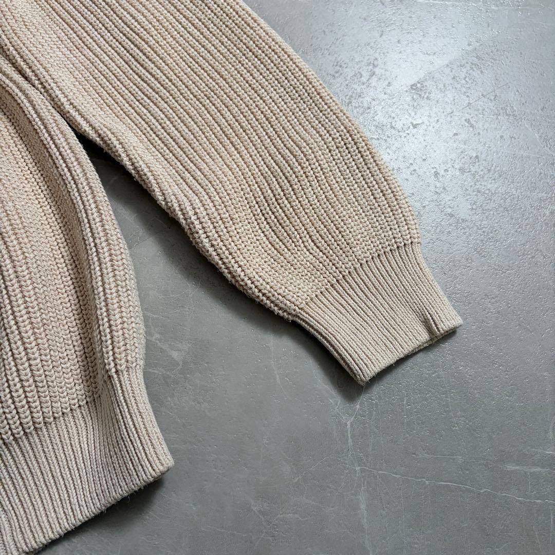 美品　BATONER バトナー　シグネチャー　ドライバーズニット　ダブルジップ