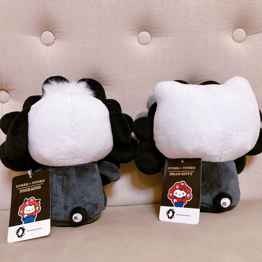 ハローキティとポチャッコ　ぬいぐるみMセット♡