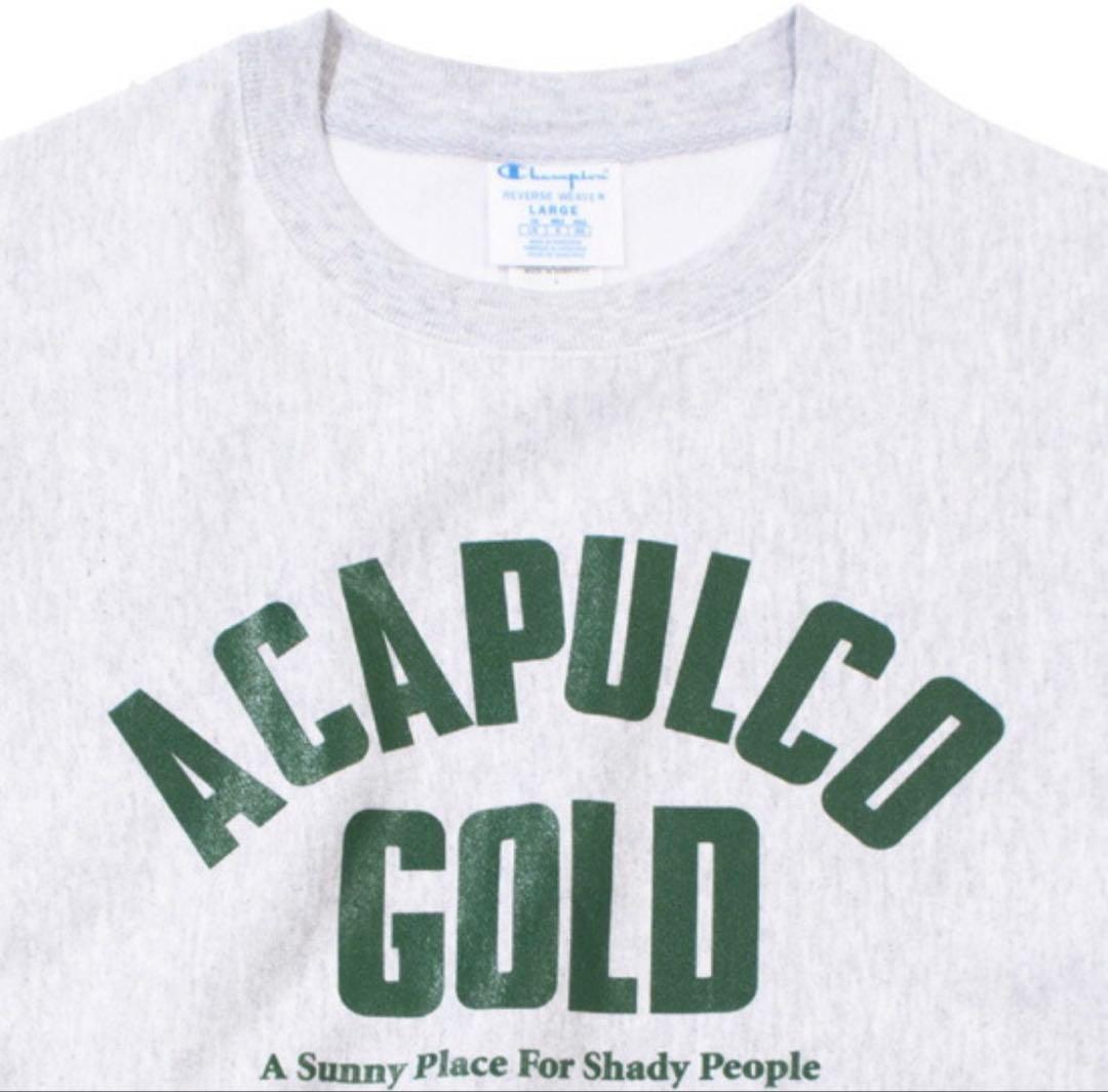 【N】Champion ×ACAPULCOGOLD コラボ スウェットXL