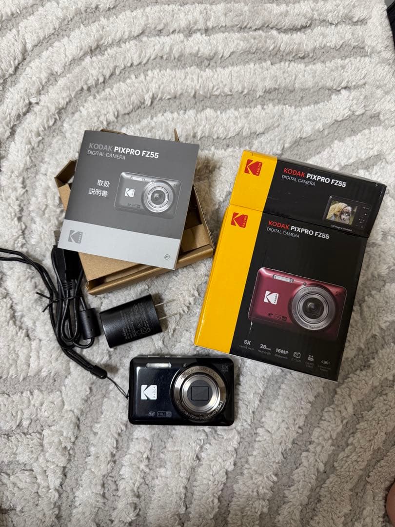 Kodak fz55 コンパクトデジタルカメラ 黒