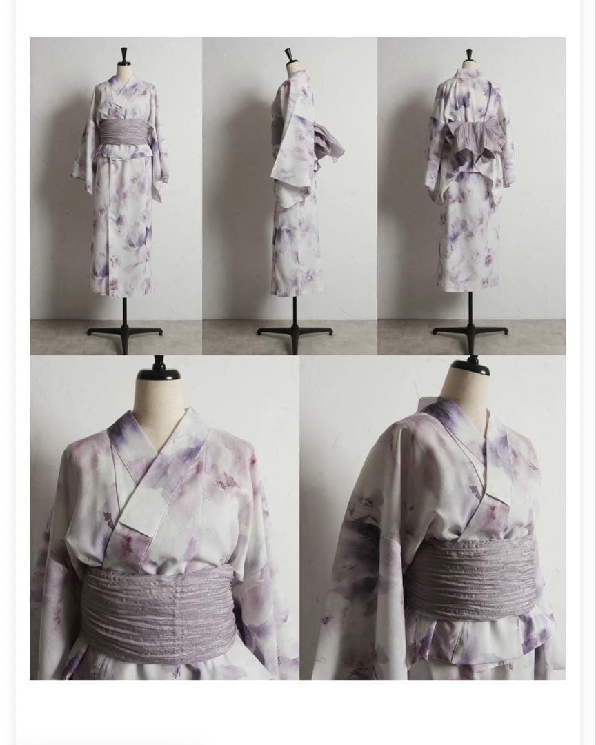 セパレート浴衣 ラベンダー　tocco closet