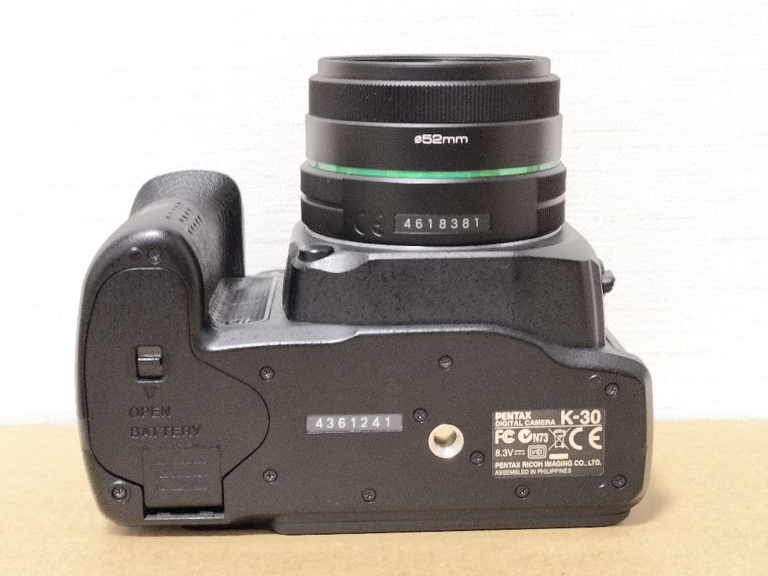 【黒死病対策済】PENTAX 50mm 単焦点レンズ + K-30 ブラック