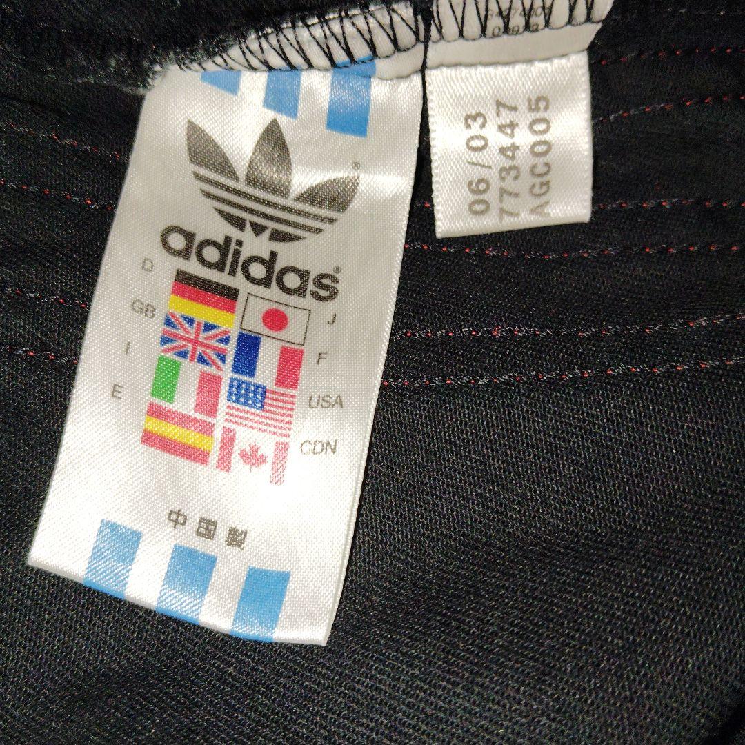 ち*け様 adidas originals ジャージ上下 セットアップ 黒/赤