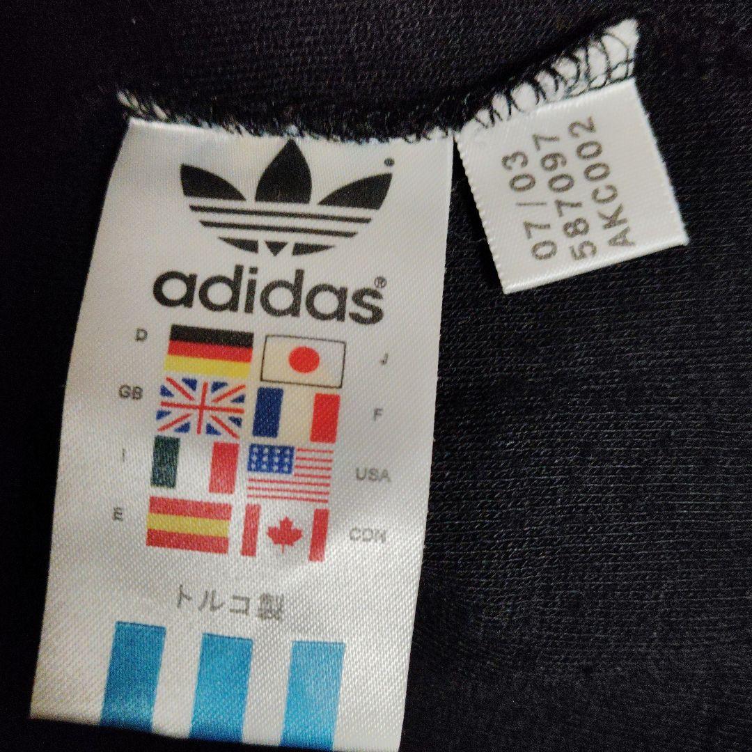 ち*け様 adidas originals ジャージ上下 セットアップ 黒/赤