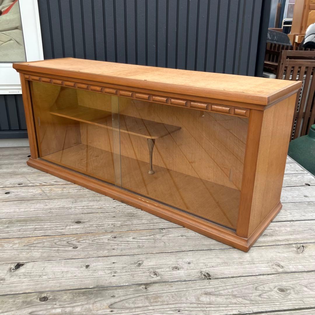 昭和レトロ ミッドセンチュリー 古家具 飾り棚 サイドボード ディスプレイラック