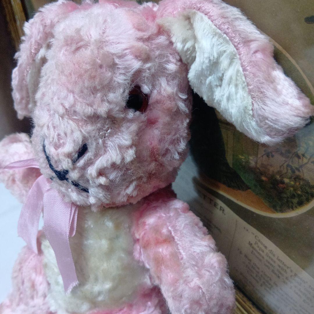♥イギリスからやって来たピンクの可愛いウサギさん　アンティーク　ラビット♥