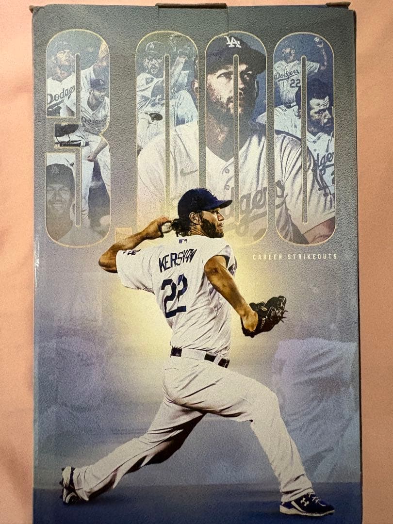 ロサンゼルス・ドジャース クレイトン・カーショウ 3000奪三振記念ボブルヘッド