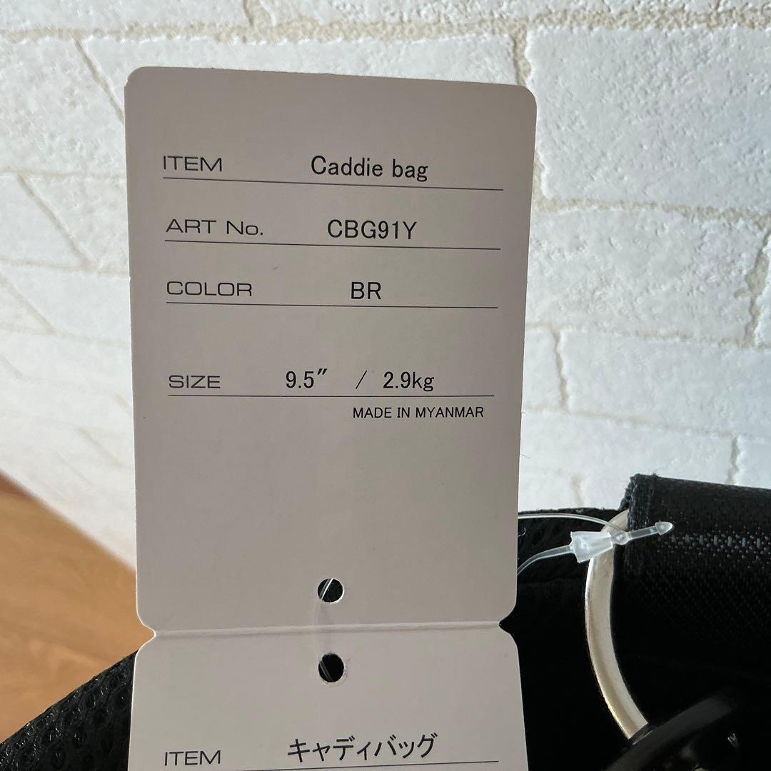 TOUR B ゴルフキャディバッグ 黒/赤