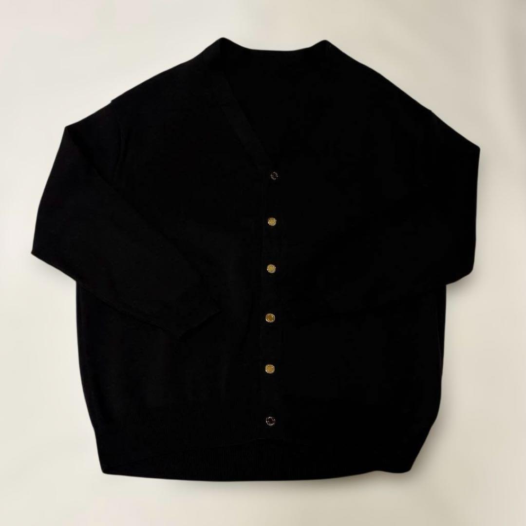 Deuxieme Classe Future カーディガン　ブラック