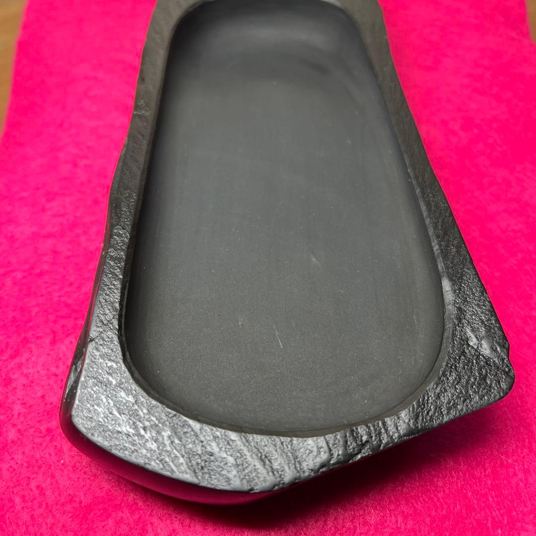 ⭕️超　希少　鍋倉漆象嵌硯　軍鶏を象嵌　女性好み作品　手間かかる