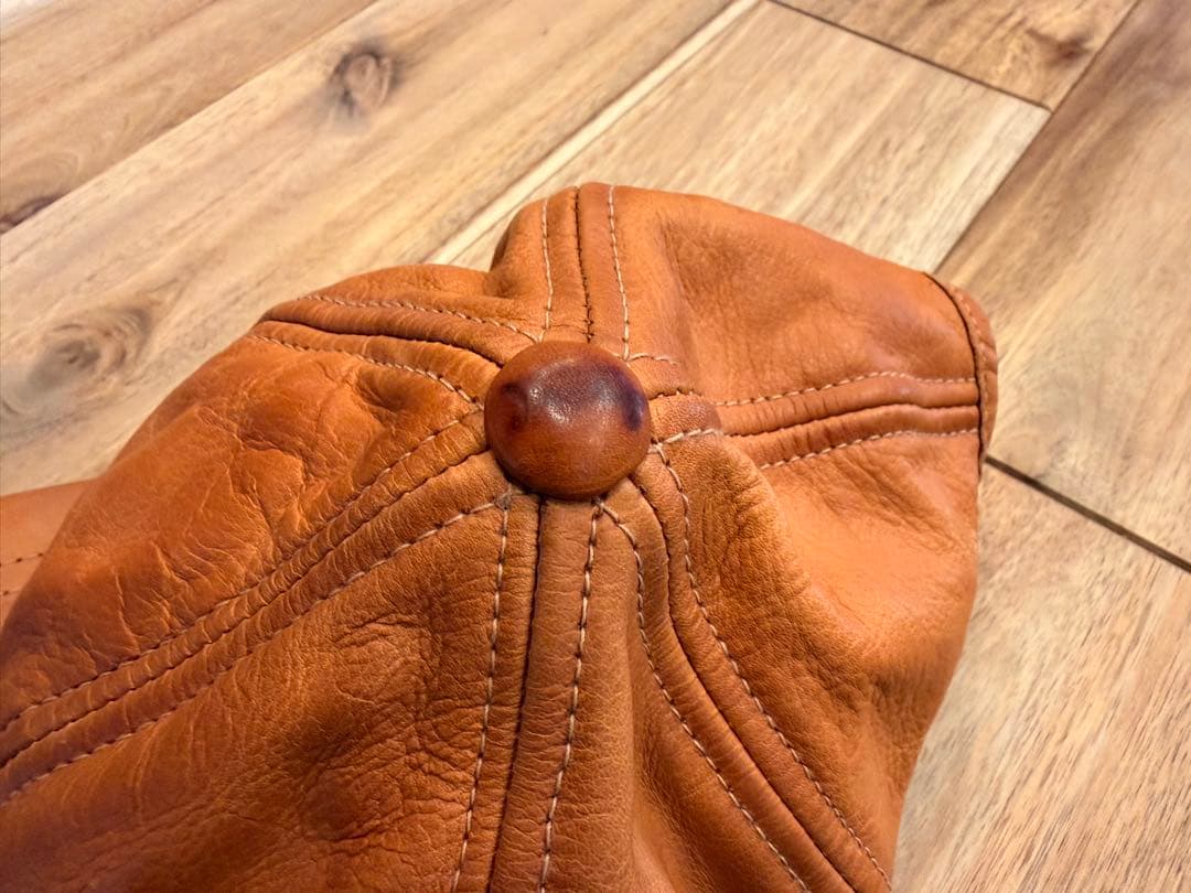 r*h様 天神ワークス Tenjin Works レザートラッカーキャップ 茶