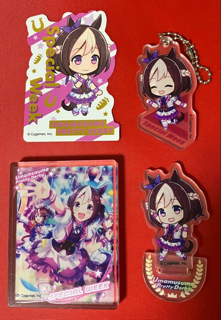 ウマ娘　48種類　ダイソー　セリア　アクリル　スタンド　キーホルダー　ステッカー