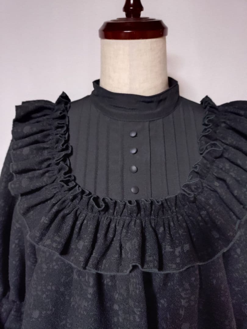 【試着のみ】Na＋h フロッキープリントのワンピース