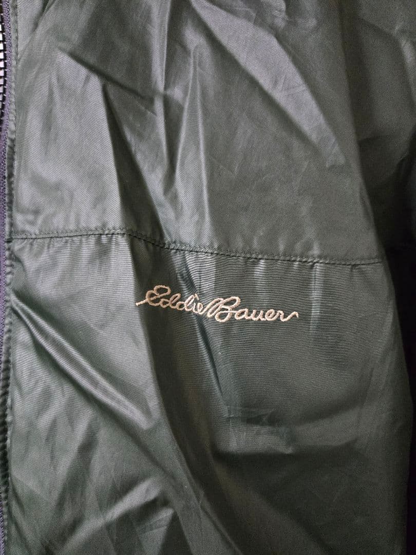 ふ*ー様 美品　エディーバウアー　ダウンジャケット　EB650　リバーシブル　X