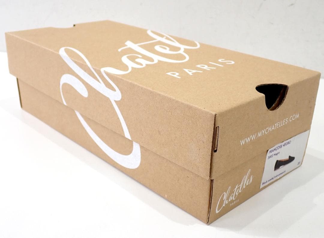 美品 Chatelles シャテル フラットシューズ 35 ローファー パンプス