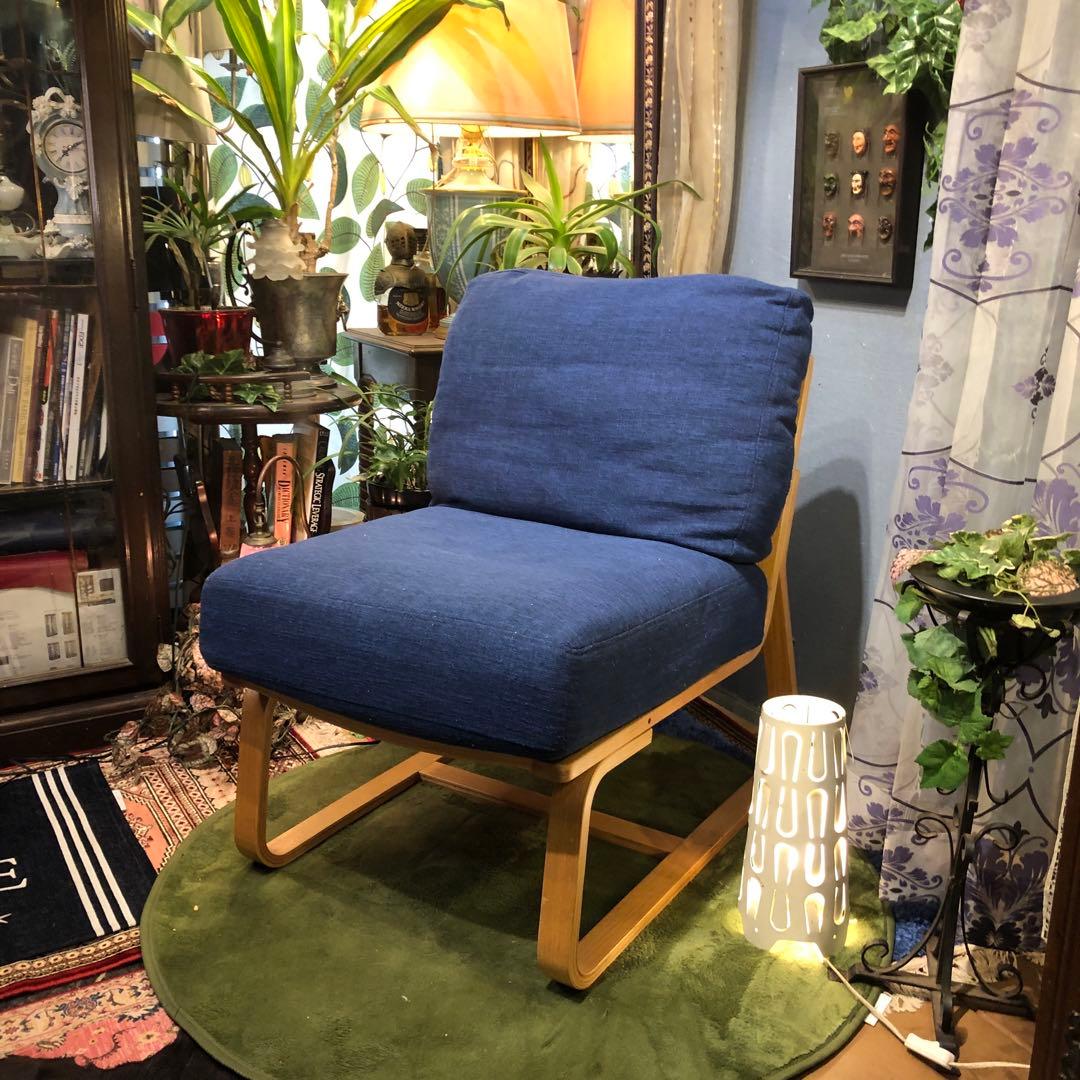 Sale L１　無印良品 リビングでもダイニングでも使えるアームレスチェア