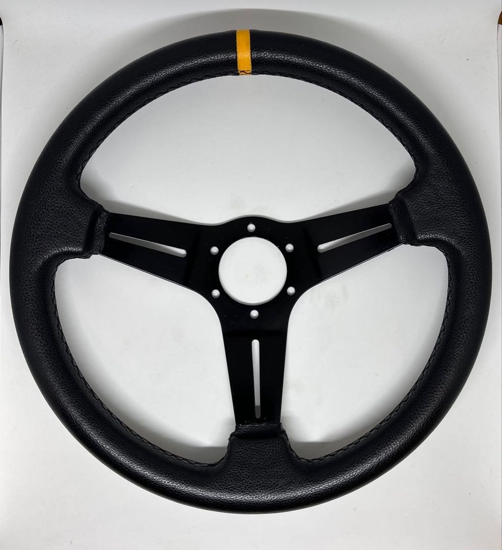 ア*ん様 小径ハンドル35φ 本革 momoタイプ　ステアリング