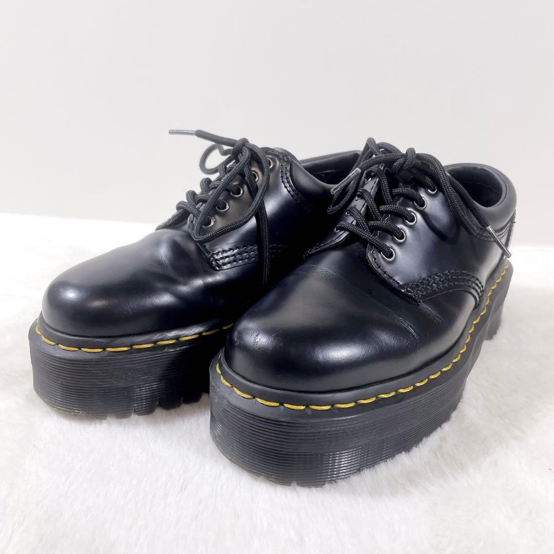 ドクターマーチン 8053 QUAD 厚底5ホール レザーシューズ UK4
