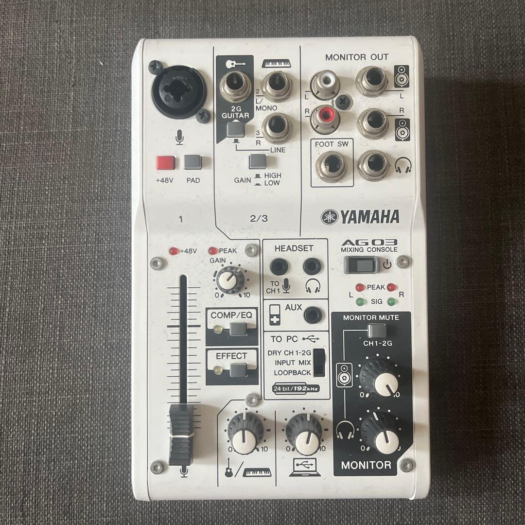 YAMAHA AG03 ミキシング・コンソール