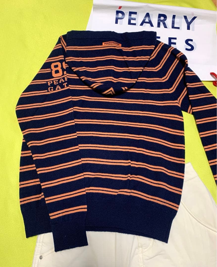 ★新品★ PEARLY GATES カシミヤ混 ウール ニットパーカー 0