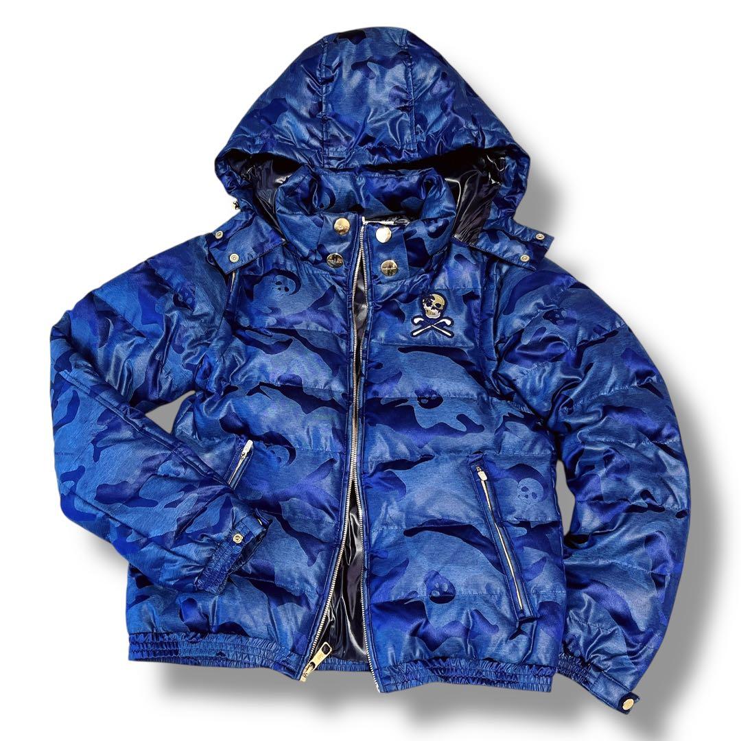 美品✨マークアンドロナ 4way ダウンジャケット ベスト レディース 紺 S