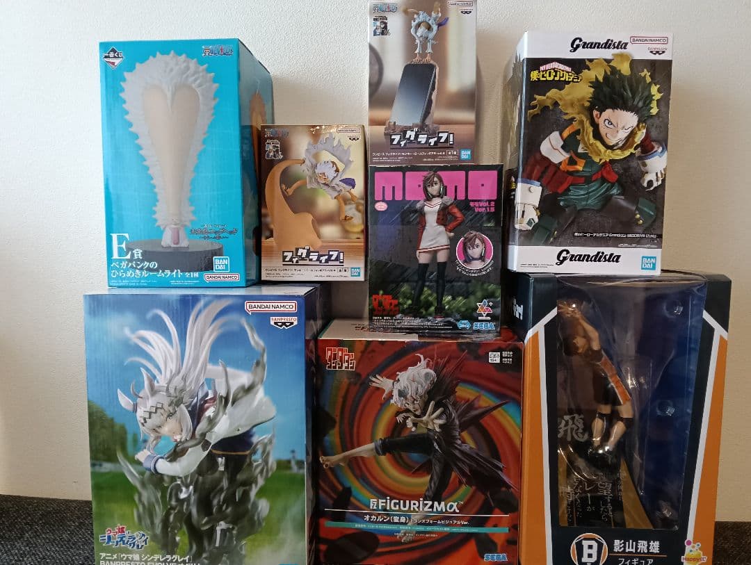 フィギュア　まとめ売り　未開封　８点　一番くじ　Happyくじ　プライズ