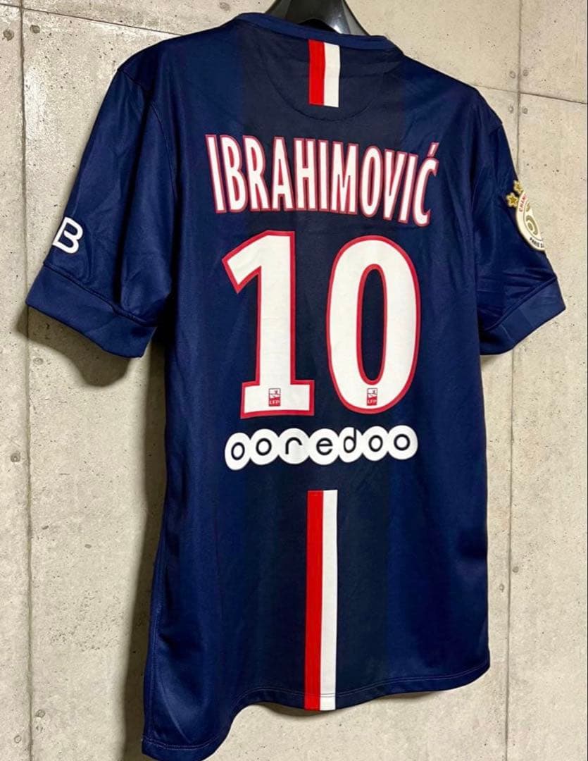 【美品！】14/15 PSG ♯10 イブラヒモヴィッチ【Lサイズ相当】