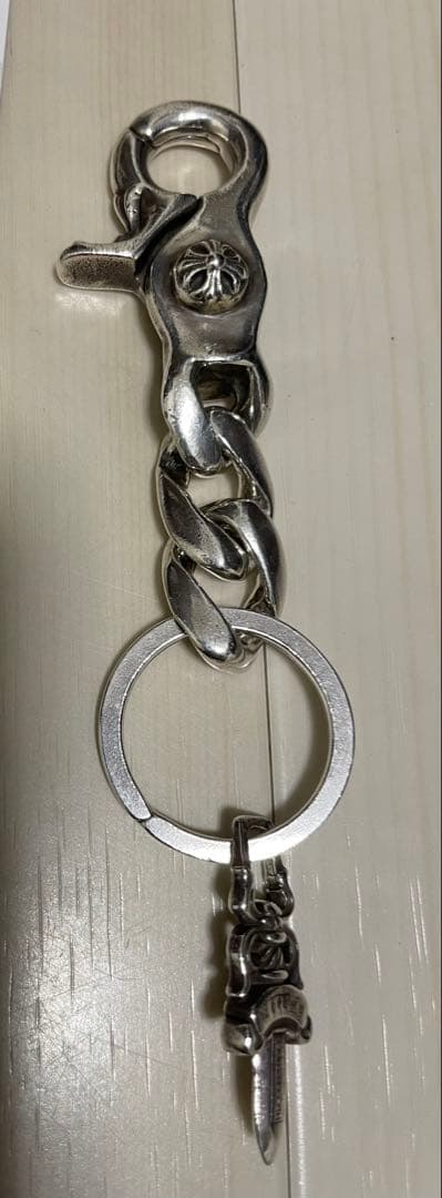 CHROME HEARTS クラシックキーチェーン クリップ インボイス　水付