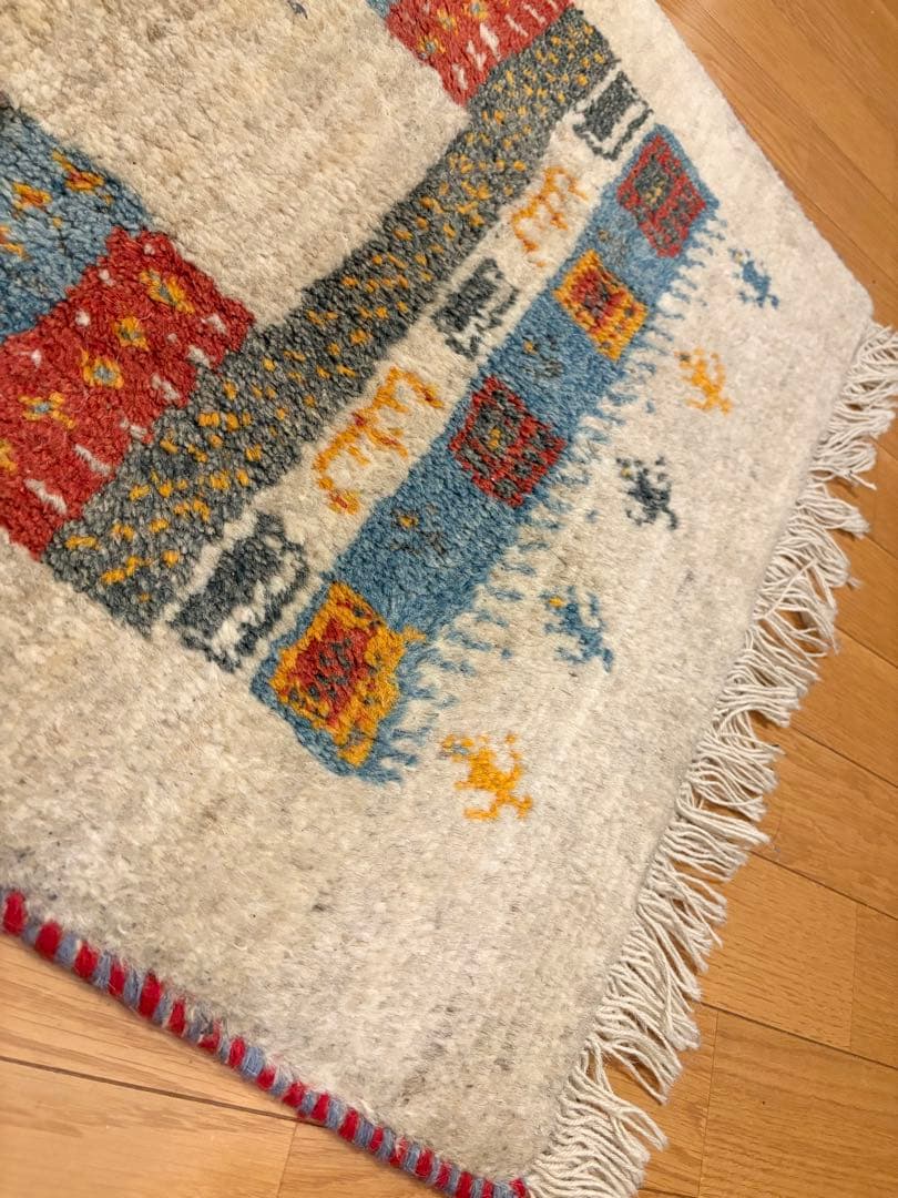 ギャッベ マット ラグ 60×100cm ウール