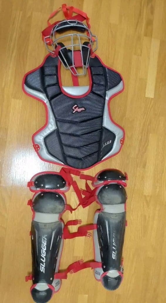 久保田スラッガーキャッチャー防具セット（一般軟式）バッグ付き