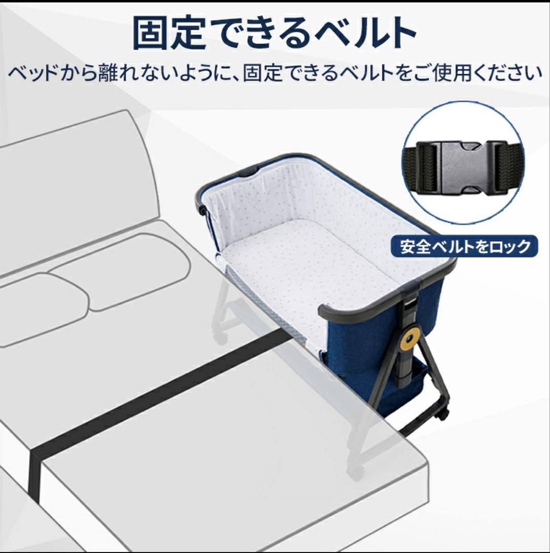 HZDMJ ベビーベッド 2025年モデル　カーキ　ベージュ