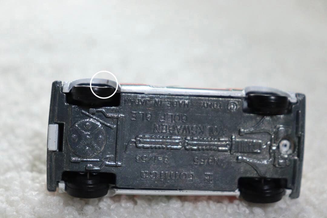 フォルクスワーゲン　グループA フェア　GOLF GLEトミカ　日本製　箱無し